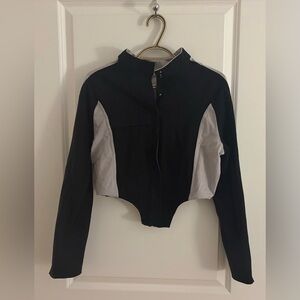 NWT Toile Studios Plug Reversible Jacket in Black/Steele, Size Large